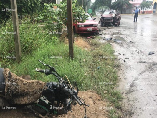 El accidente ocurrió en el segundo anillo, a la altura de la aldea El Carmen.