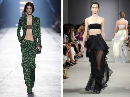 El ‘crop top’ banda, diminuto y sexi, se populariza