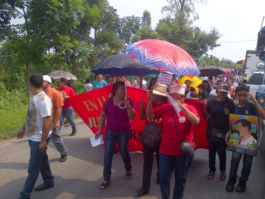 Marcha en El Progreso se desarrolla de manera pacífica