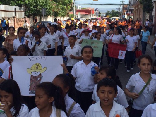 Con marcha clausuran campaña infantil en San Pedro Sula