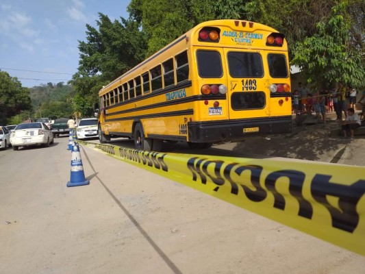Asesinan a motorista dentro de bus cañero en San Pedro Sula