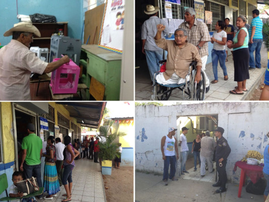 Con un ambiente seguro y tranquilo ejercen el sufragio en Villanueva