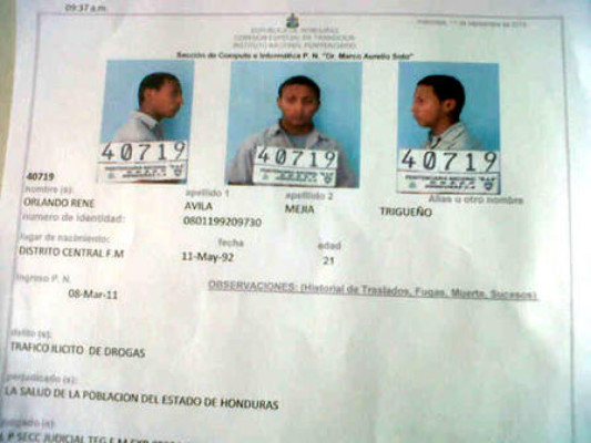 Se escapan tres reclusos de cárcel de Honduras