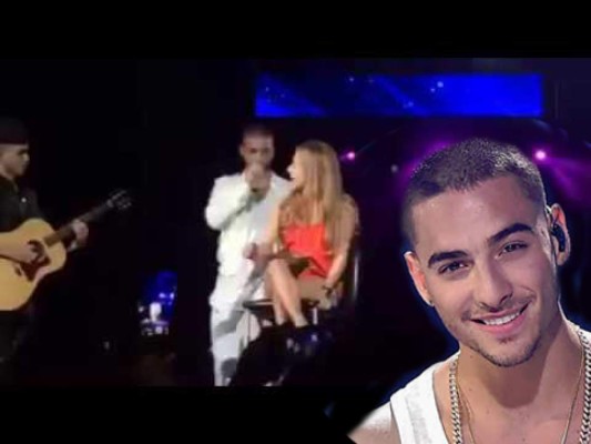 Fanática rechaza y humilla a Maluma en pleno show  