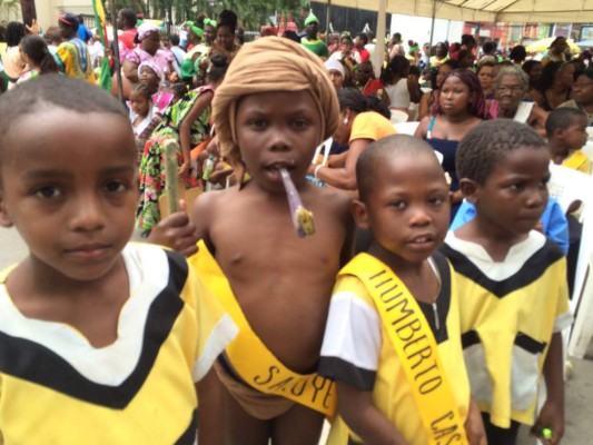 Celebración garífuna llega a las calles de San Pedro Sula