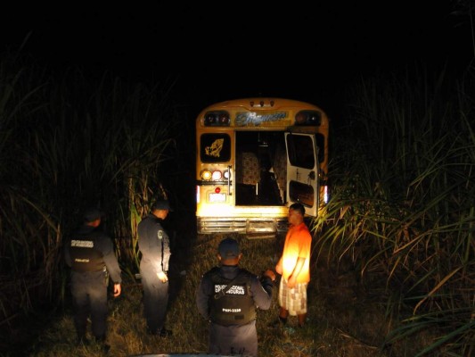 Una persona muerta en asalto a bus en El Progreso