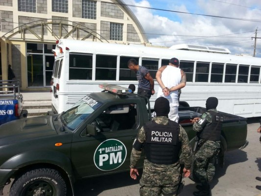 Trasladan a Támara a los cuatro miembros de banda Los Benjamins