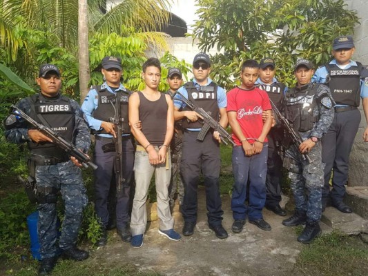 Capturan a cuatro individuos vinculados al crimen de dos jóvenes en Choloma