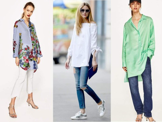 El 'boom' de las camisas largas y de rayas