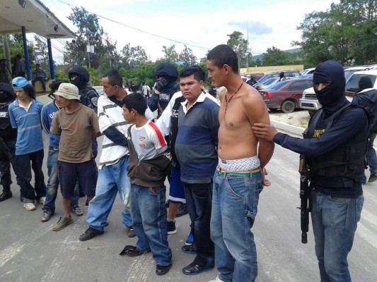 Operativos dejan 12 detenidos en varias colonias de Tegucigalpa