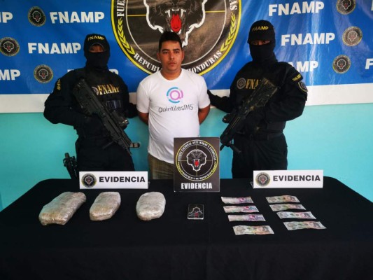 Capturan a El Leo, en Atlántida: es sospechoso de vender droga