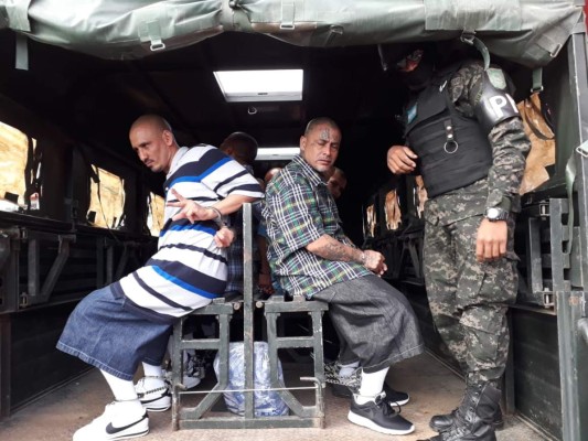 Honduras reubica a 253 reos en varios centros penales