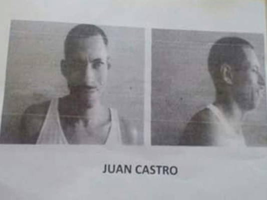 Las autoridades buscan a Juan Castro, alias 'Juan J', quien se fugó del centro penal de Trujillo.