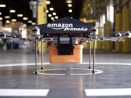 Dron de Amazon muestra el futuro de compras en línea
