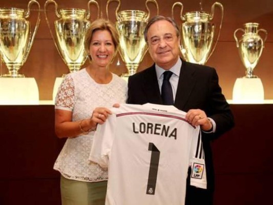 Florentino Pérez recibió a la Primera Dama de Panamá
