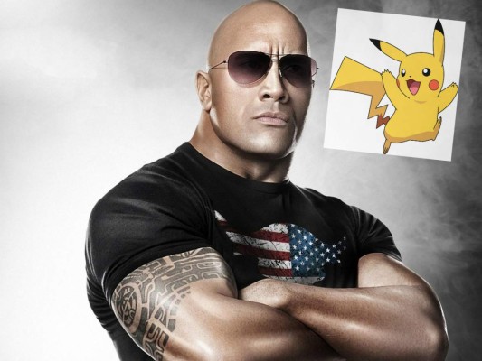Dwayne Johnson se convierte en Pikachu