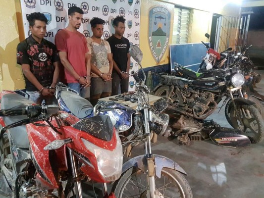 Desarticulan banda dedicada al robo de motocicletas&nbsp;&nbsp;