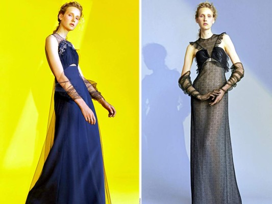 Sutil encanto femenino en chifón