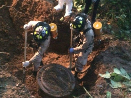 Dentro de barril con ácido encuentran un cadáver en Roatán