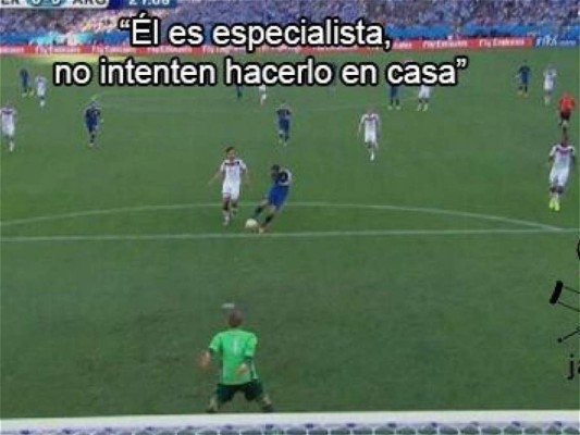 Estos son los memes que dejó la final entre Argentina y Alemania