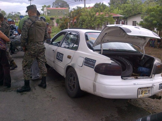 Honduras: Matan a pasajero y hieren a taxista en El Progreso, Yoro