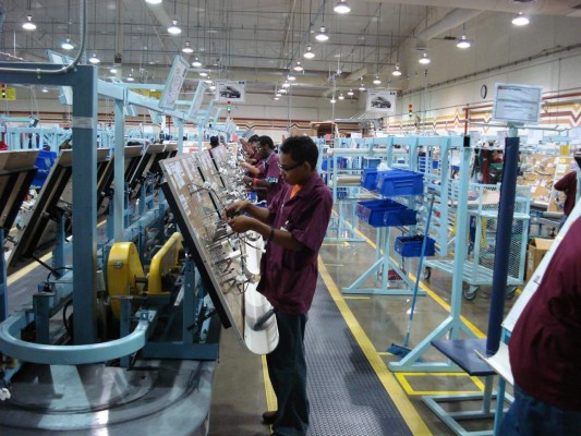 Maquilas en Honduras ofrecen 7,000 empleos en primer trimestre