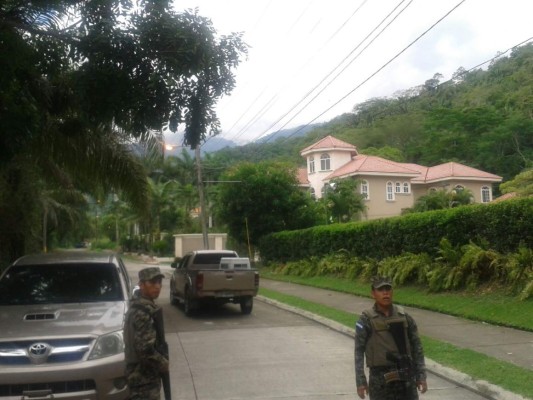 La propiedad del empresario Yankel Rosenthal se encuentra en Rancho El Coco, en San Pedro Sula.