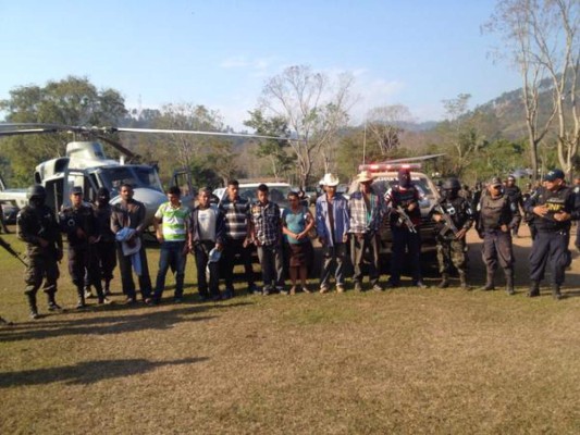 Fusina captura a temible banda de los Maldonado en Comayagua