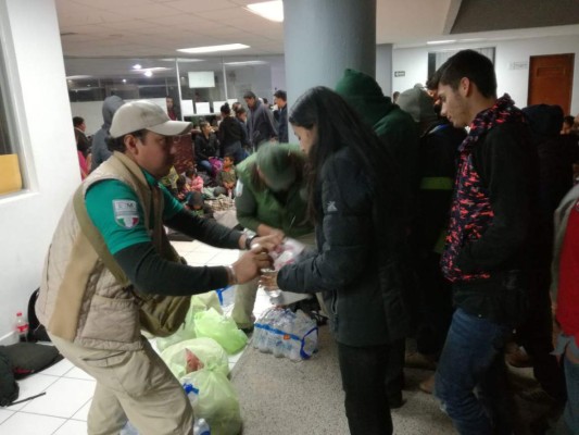 En el grupo encontraron 17 hondureños: 10 hombres, dos mujeres y cinco menores de edad, uno iba no acompañado