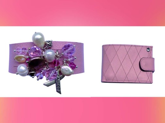 Truffa Leather Handbags ha elaborado en fino cuero carteras, monederos, pulseras y vinchas. Por ejemplo: Pulsera de cuero con piedras semipreciosas L600 y Monedero de cuero L750. Más información en truffa@truffahn.com