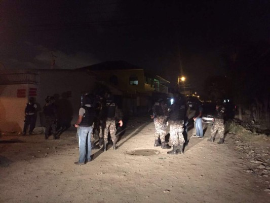 Allanan en San Pedro Sula vivienda de supuestos extorsionadores