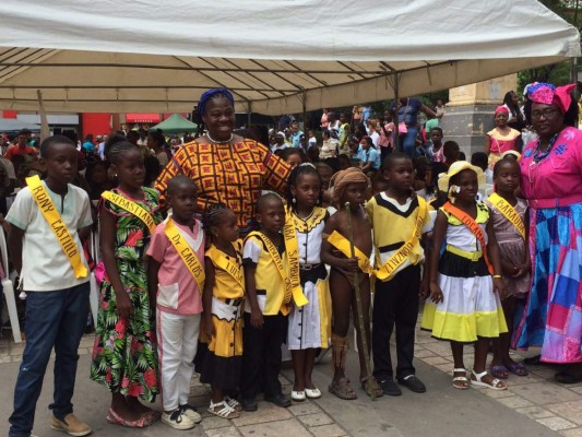 Celebración garífuna llega a las calles de San Pedro Sula