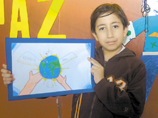 'Los niños queremos vivir felices y en paz”