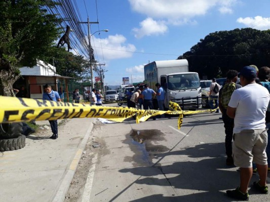 Muere atropellado un albañil en sector 'viveros' de San Pedro Sula