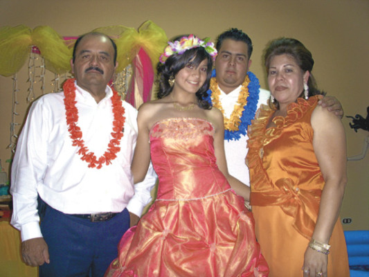 Fiesta tropical a la quinceañera