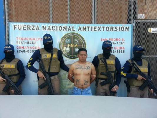 Cae supuesto cabecilla de la MS 13 en Tegucigalpa