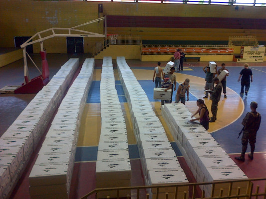 Elecciones Honduras: Llegaron 2,791 maletas electorales a Cortés