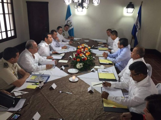 Triángulo Norte acuerda crear fuerza para combatir las maras