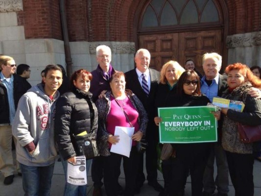 Actor hace campaña por aumento de salario en Illinois