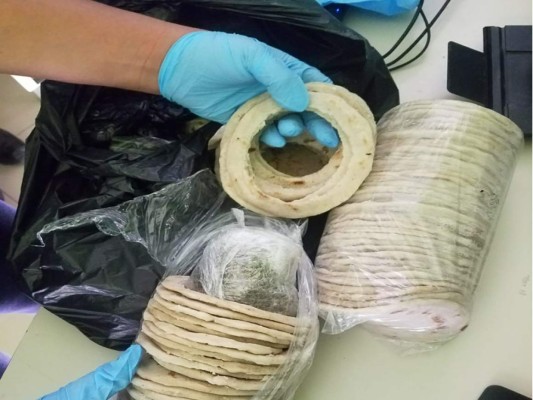 En medio de tortillas, una mujer intentó introducir marihuana a cárcel de Copán