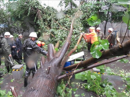 Un millón de evacuados y cortes de luz por la llegada del tifón Cham Hom a China