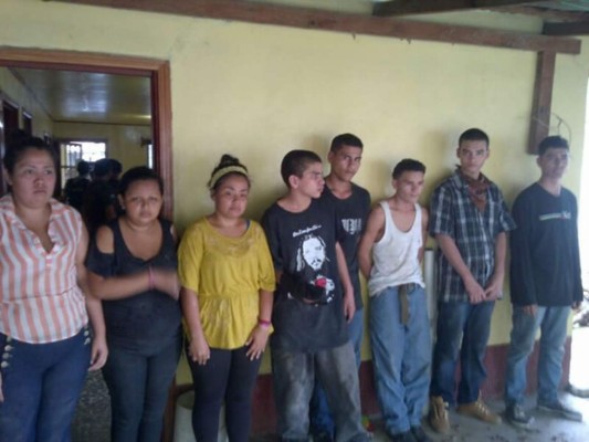 La Policía captura a ocho integrantes de la mara 18 en Chamelecón