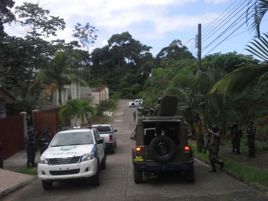 Fuertes allanamientos en busca de supuestos criminales en La Ceiba  