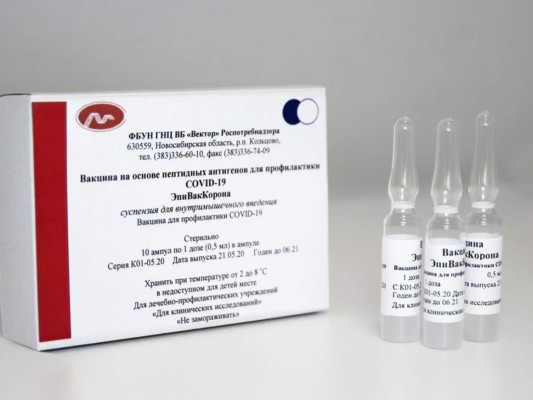 Rusia patenta su secunda vacuna contra el COVID-19