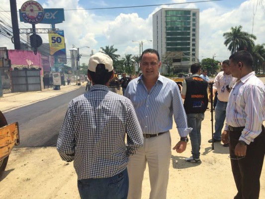 Habilitan paso en la avenida circunvalación de San Pedro Sula