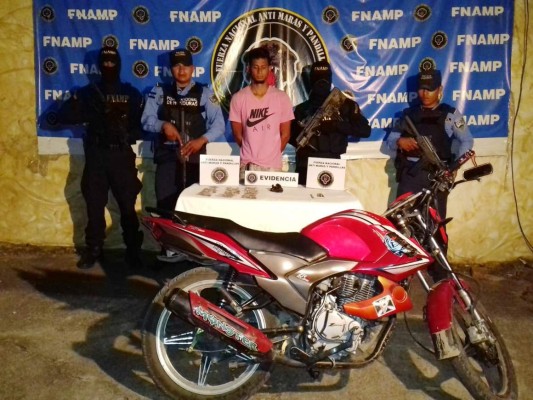 Cae supuesto distribuidor de droga en Taulabé