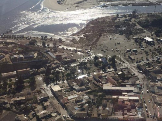 Chile: 13 muertos, 300 réplicas y la destrucción vista desde el aire