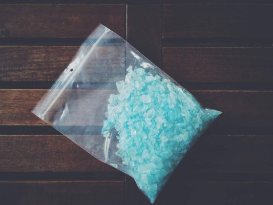 A bag of blue meth (stock image)