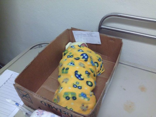 Investigan personal de hospital por fotos de bebés en cajas de cartón