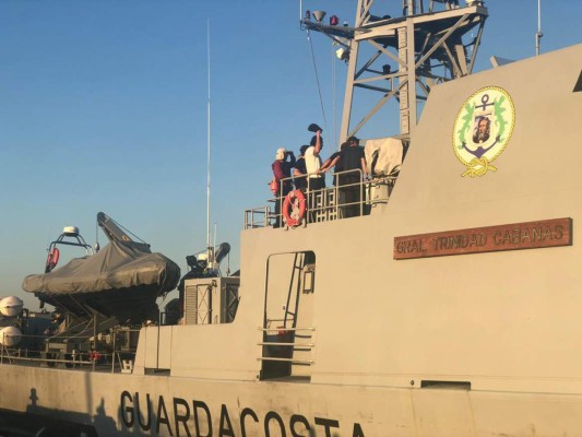 Buque José Trinidad Cabañas ya está en Puerto Cortés